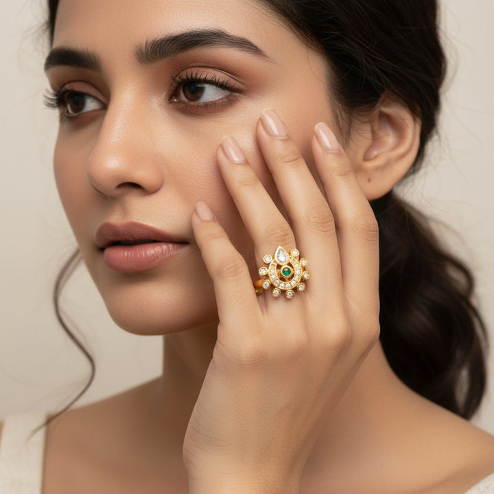 Rose Mist Stone Ring