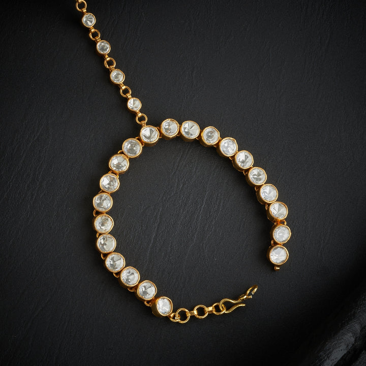 Pear-Floral Moissanite Haath Phool
