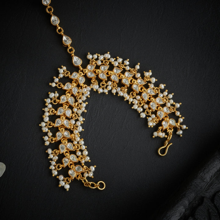 Pearls Moissanite Haath Phool
