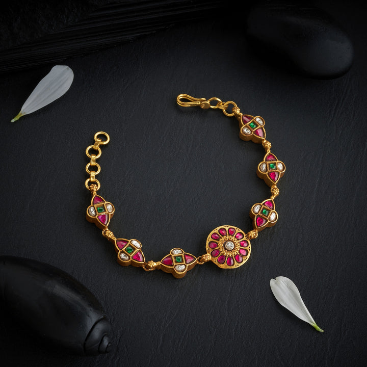 Fleur Kundan Bracelet
