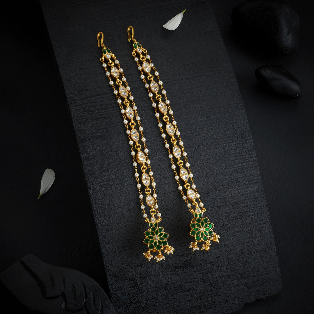 Pearl Garden Kundan Stud Matil