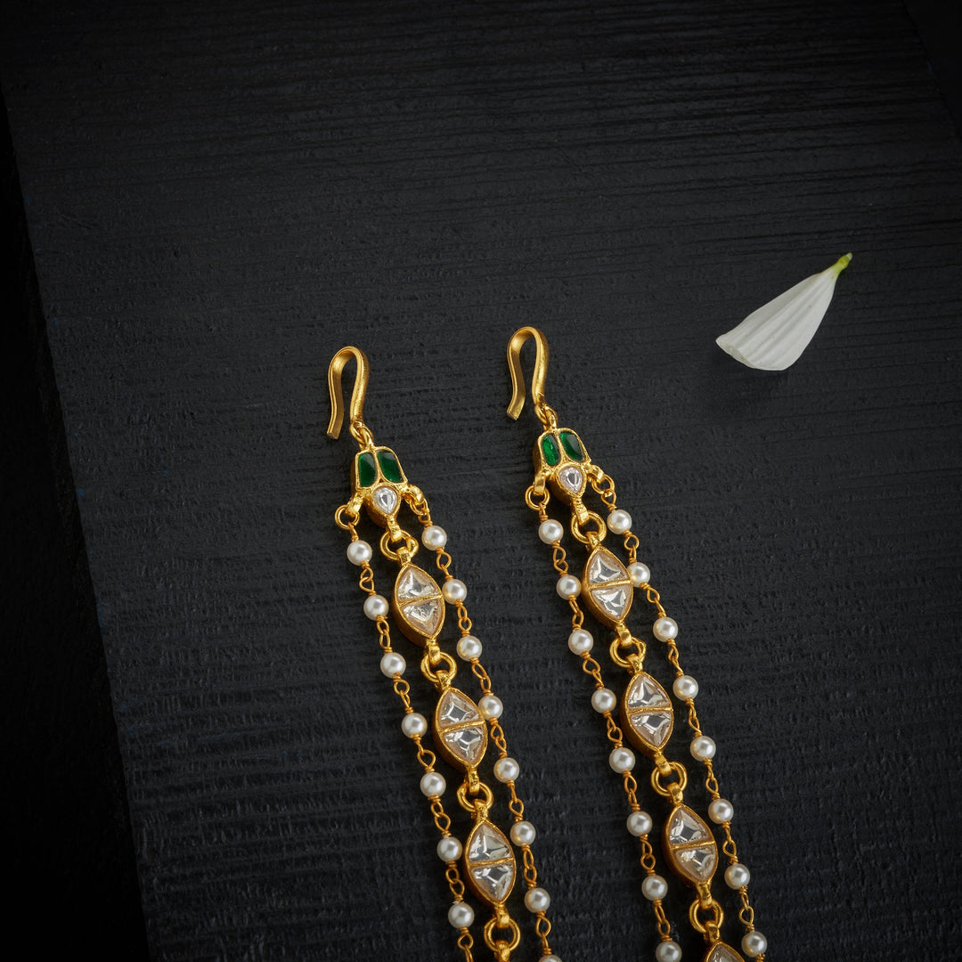 Pearl Garden Kundan Stud Matil