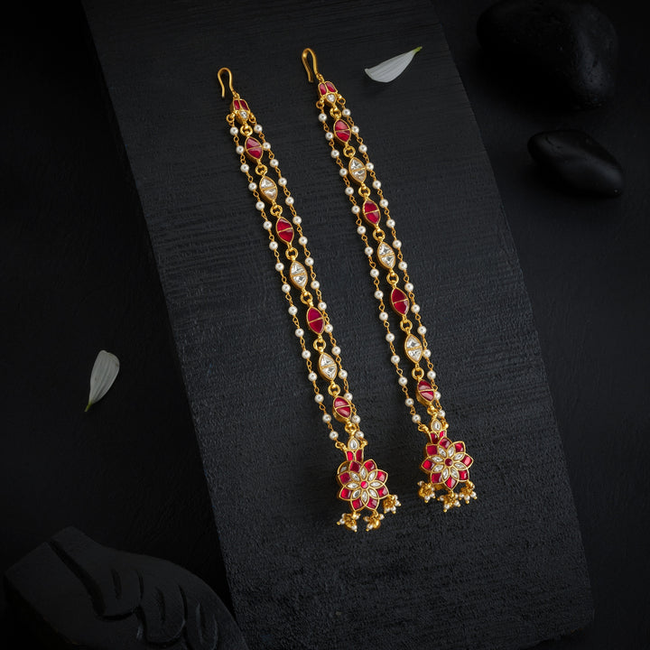 Pearl Garden Kundan Stud Matil