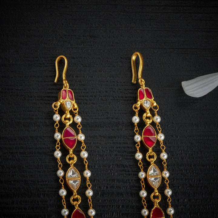 Pearl Garden Kundan Stud Matil