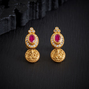 Ganesh-Glow Temple Studs