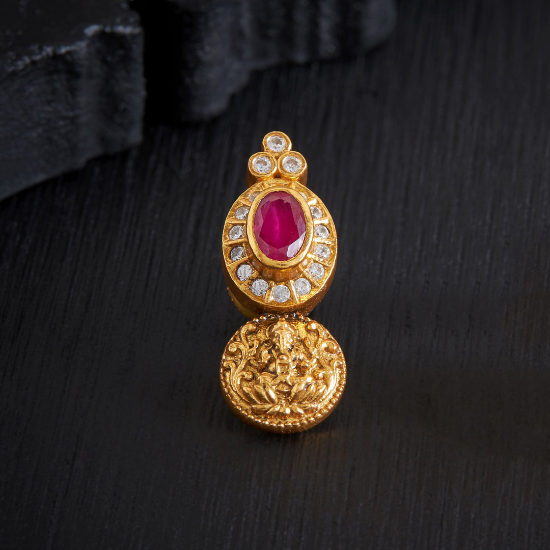 Ganesh-Glow Temple Studs
