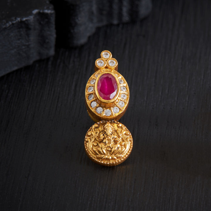 Ganesh-Glow Temple Studs