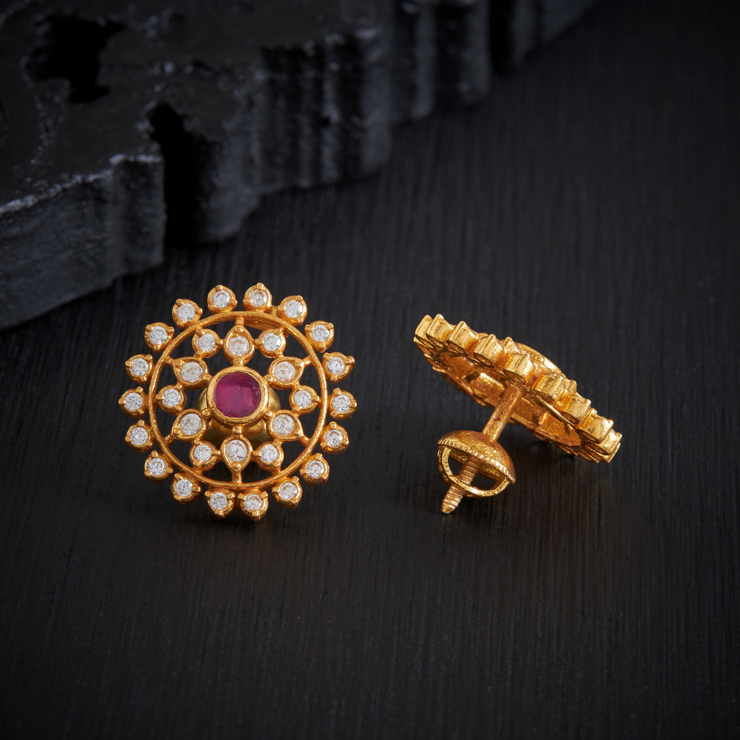 Green-Luxe Stone Studs