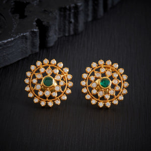 Green-Luxe Stone Studs