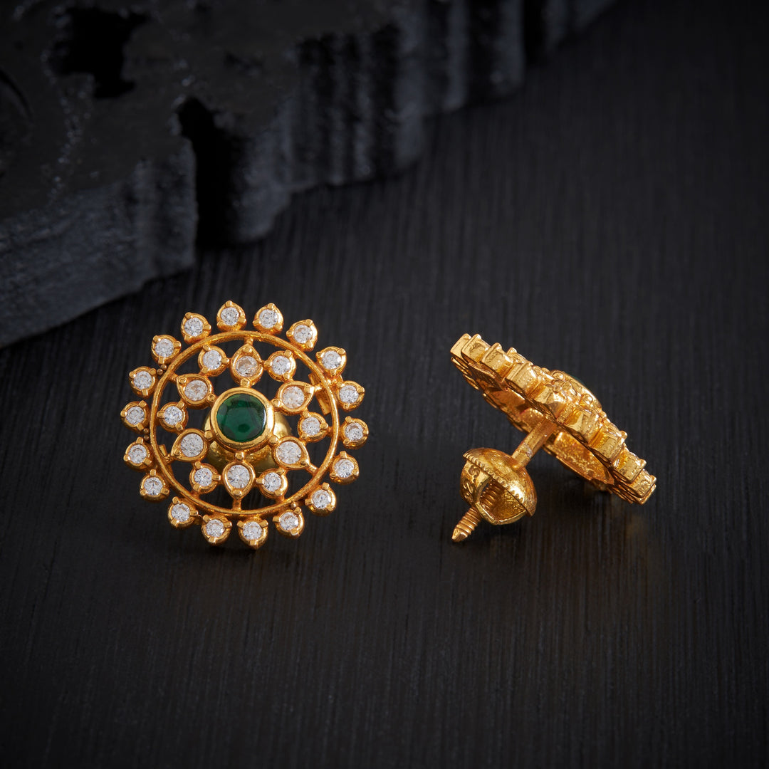 Green-Luxe Stone Studs