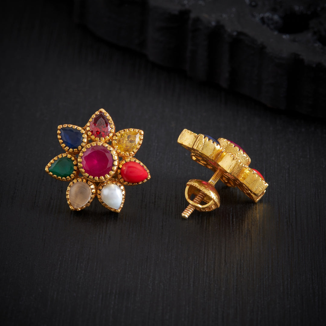 Navamani Stone Studs
