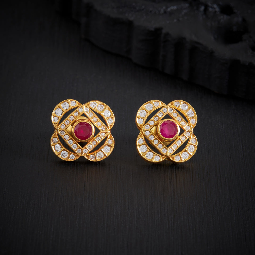 Crimson Stone Studs
