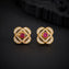 Crimson Stone Studs