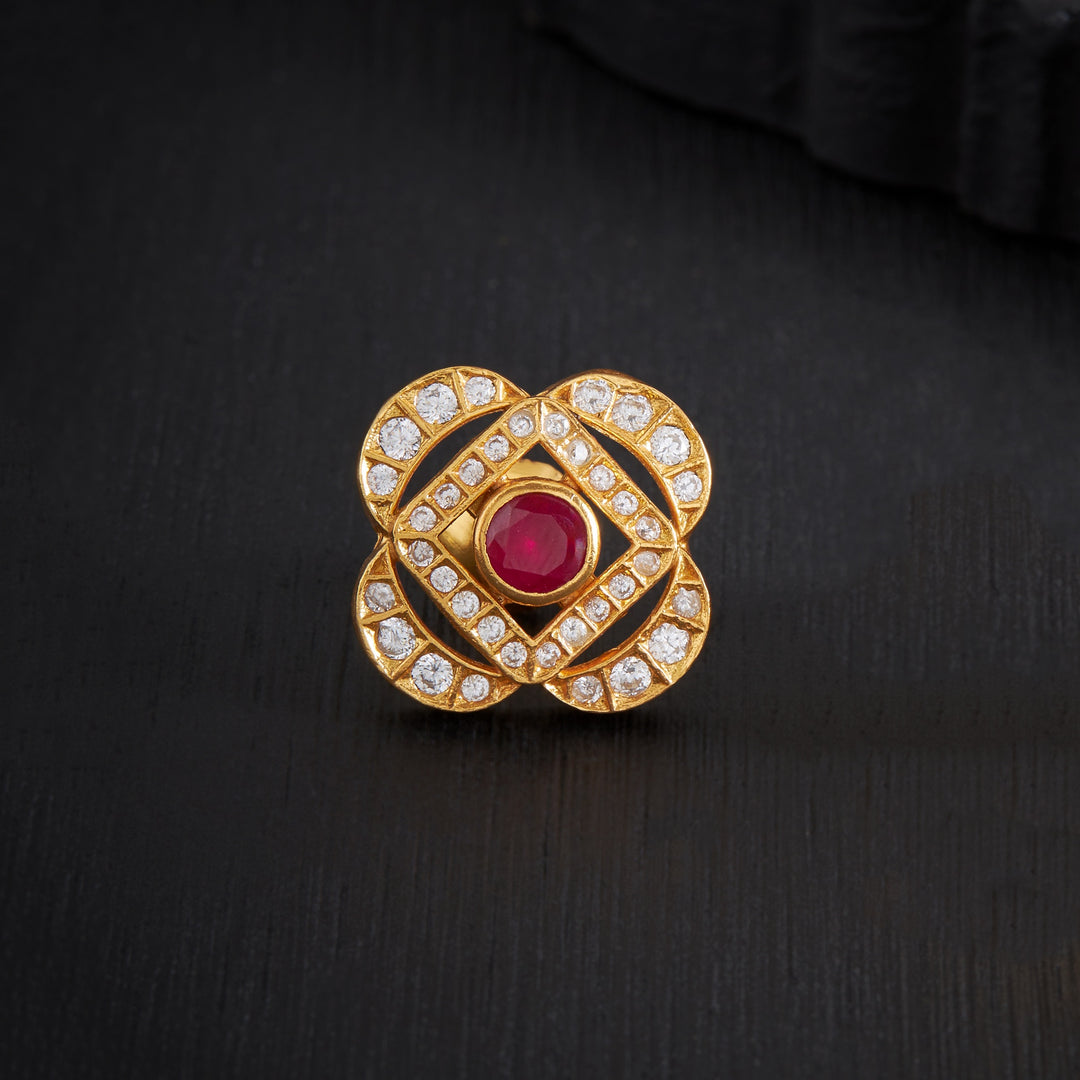 Crimson Stone Studs