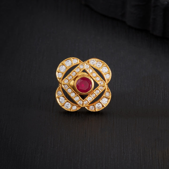 Crimson Stone Studs