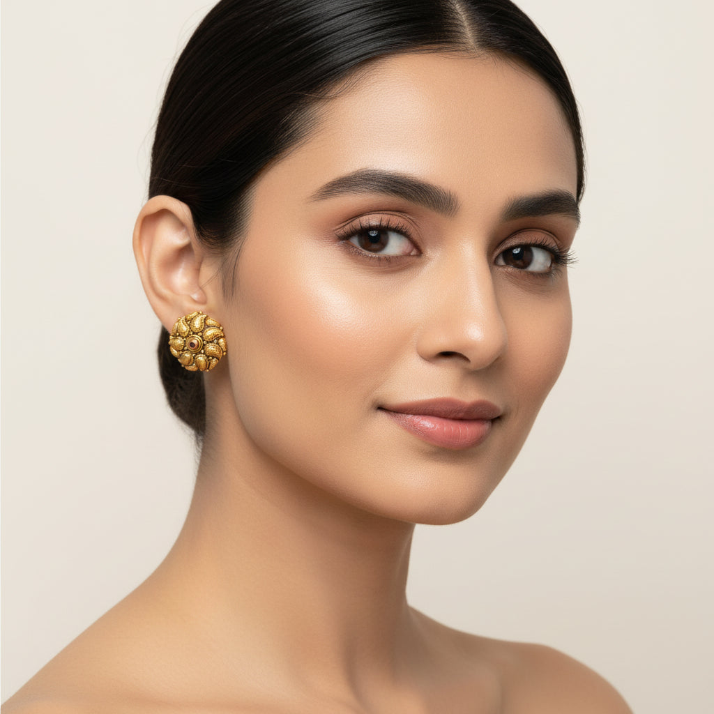 Chakra-Mango Nakshi Studs