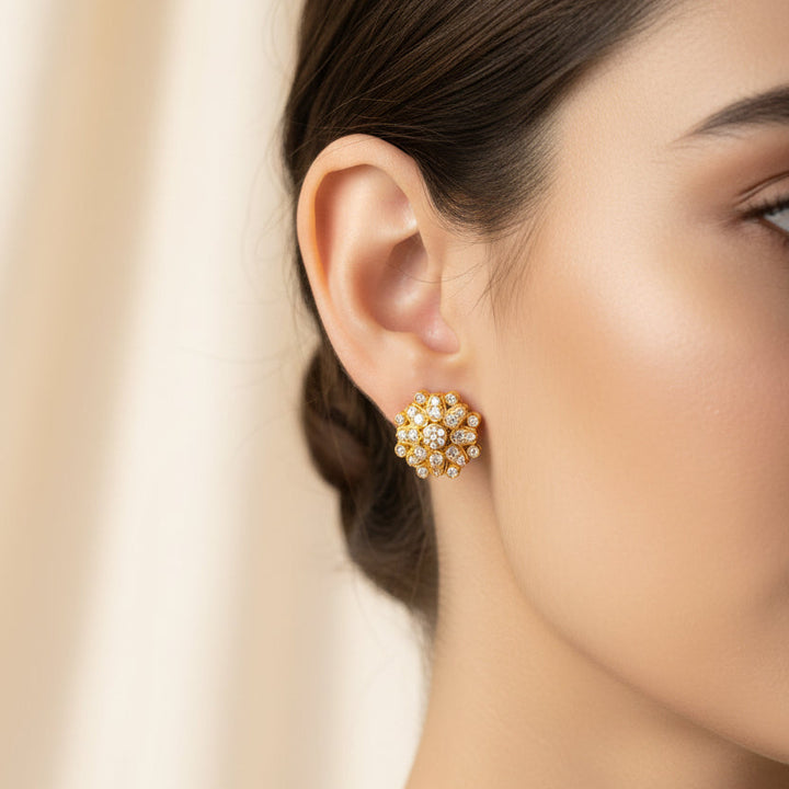 Svarna Pushpa Stone Studs