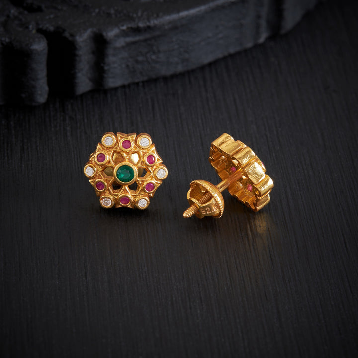 Parijata Luxe Stone Studs