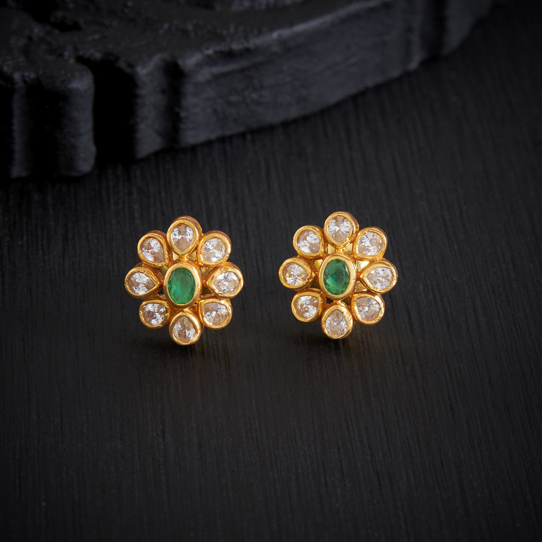 Pachai-Phool Stone Studs