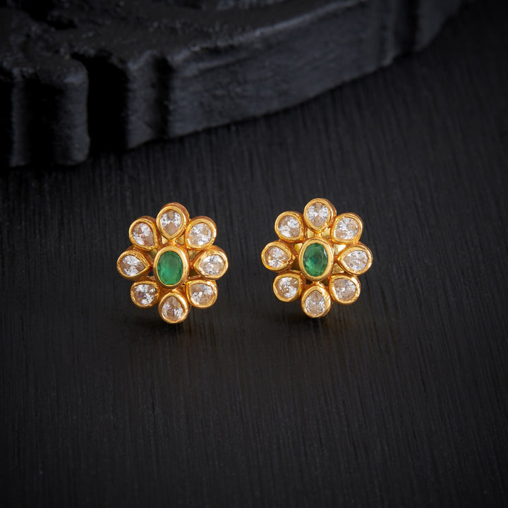 Pachai-Phool Stone Studs