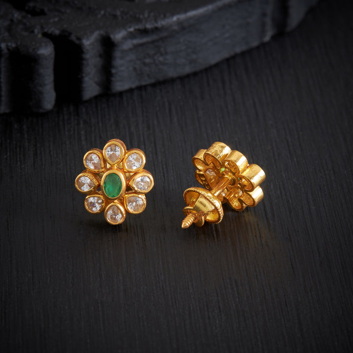 Pachai-Phool Stone Studs