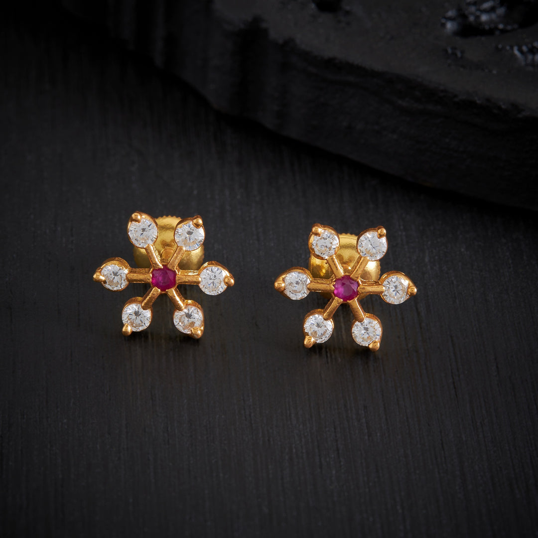 Petal Sparkle Stone Studs