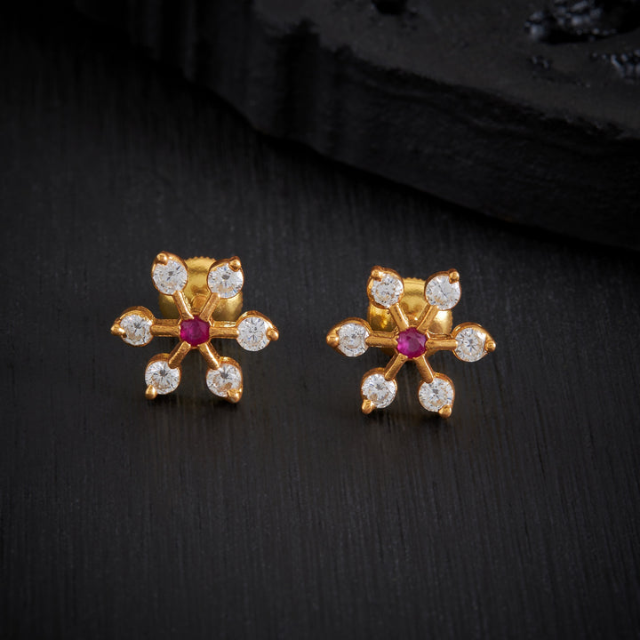 Petal Sparkle Stone Studs