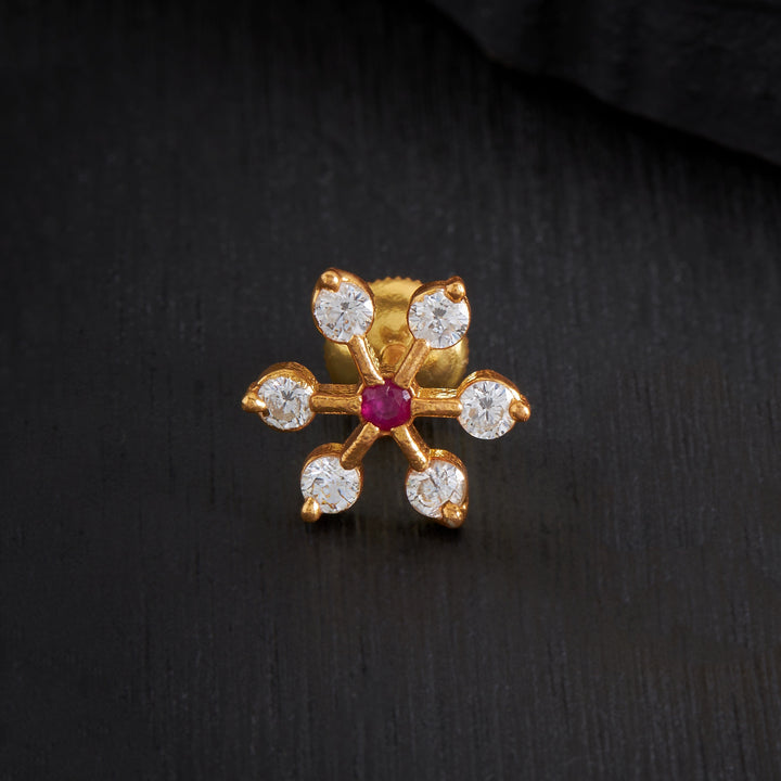 Petal Sparkle Stone Studs