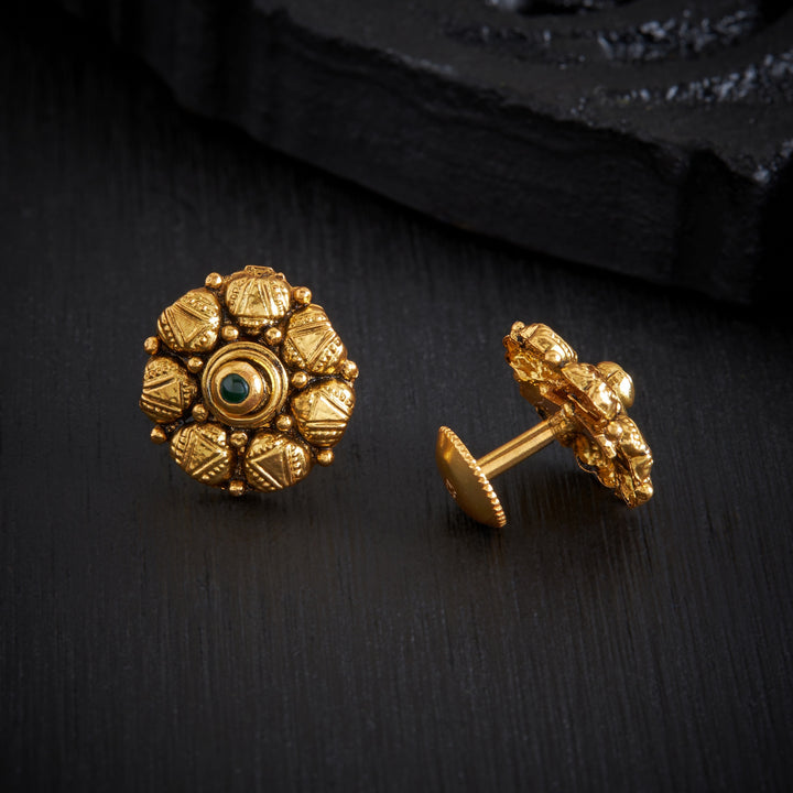 Pushparaga Nakshi Studs