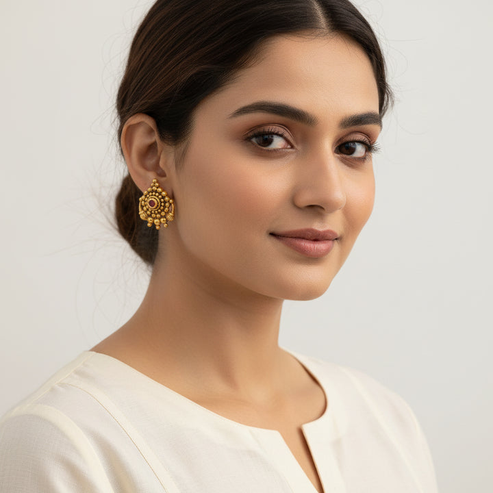 Ratna Dot Nakshi Studs