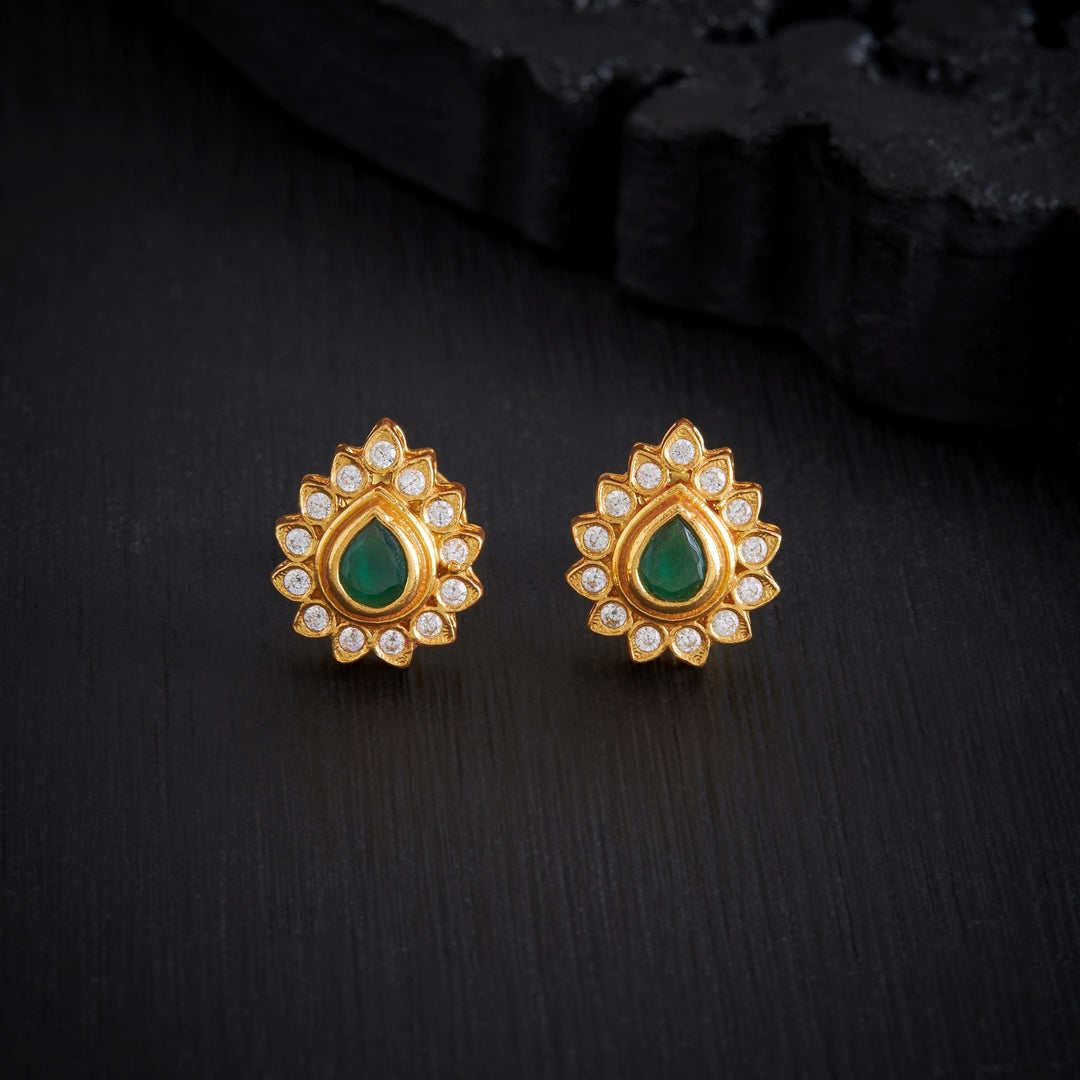 Pear-Glow Stone Studs