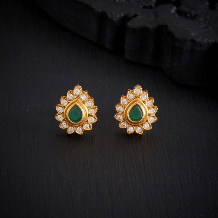 Pear-Glow Stone Studs
