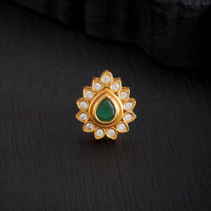 Pear-Glow Stone Studs