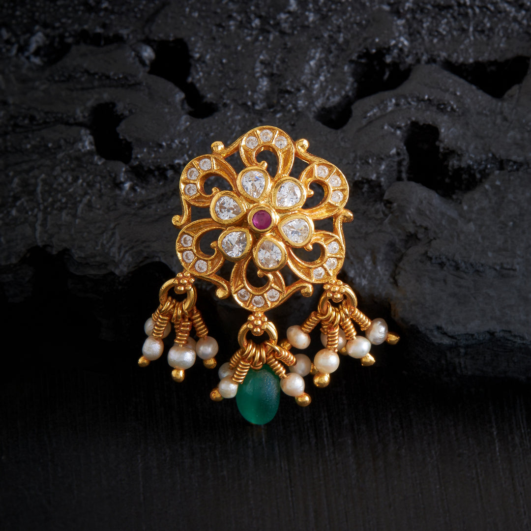 Floral of Stone Studs