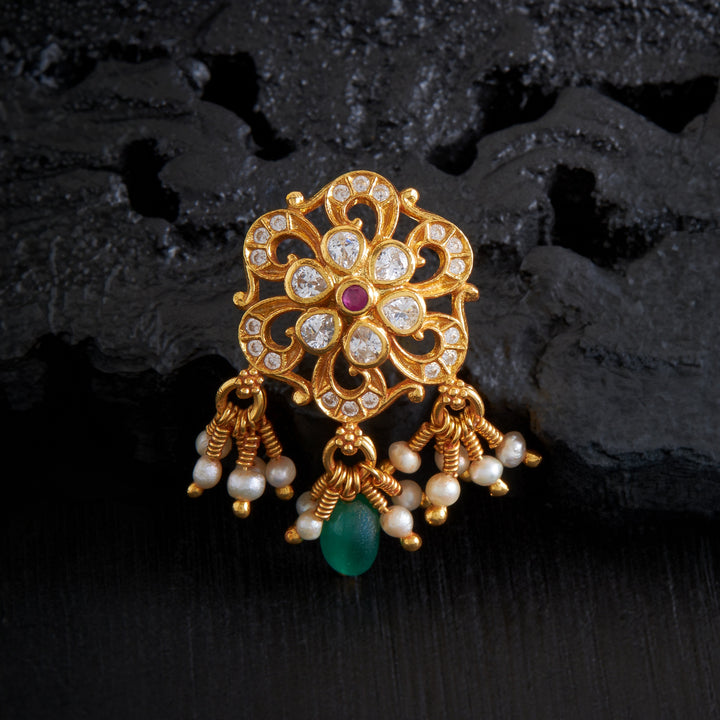 Floral of Stone Studs