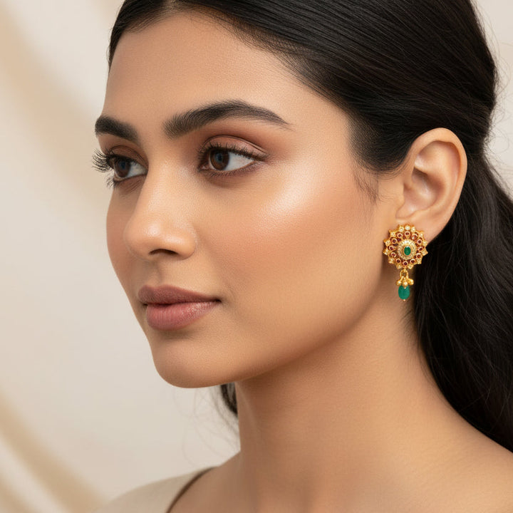 Ratna Pushpam Stone Studs