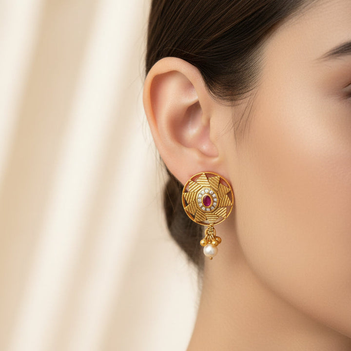 Radiating Stone Studs