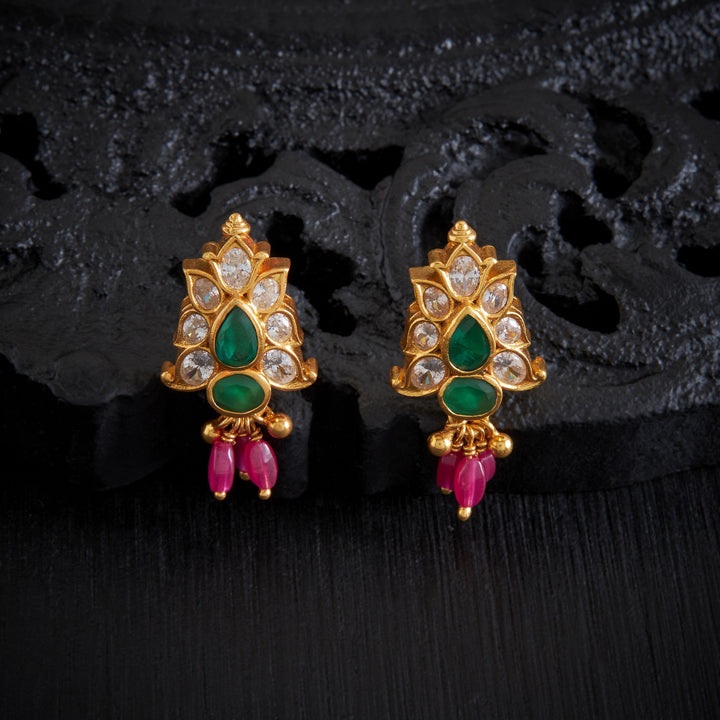 Lotus Luxe Stone Studs