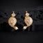 Mango-Sparkle Stone Studs