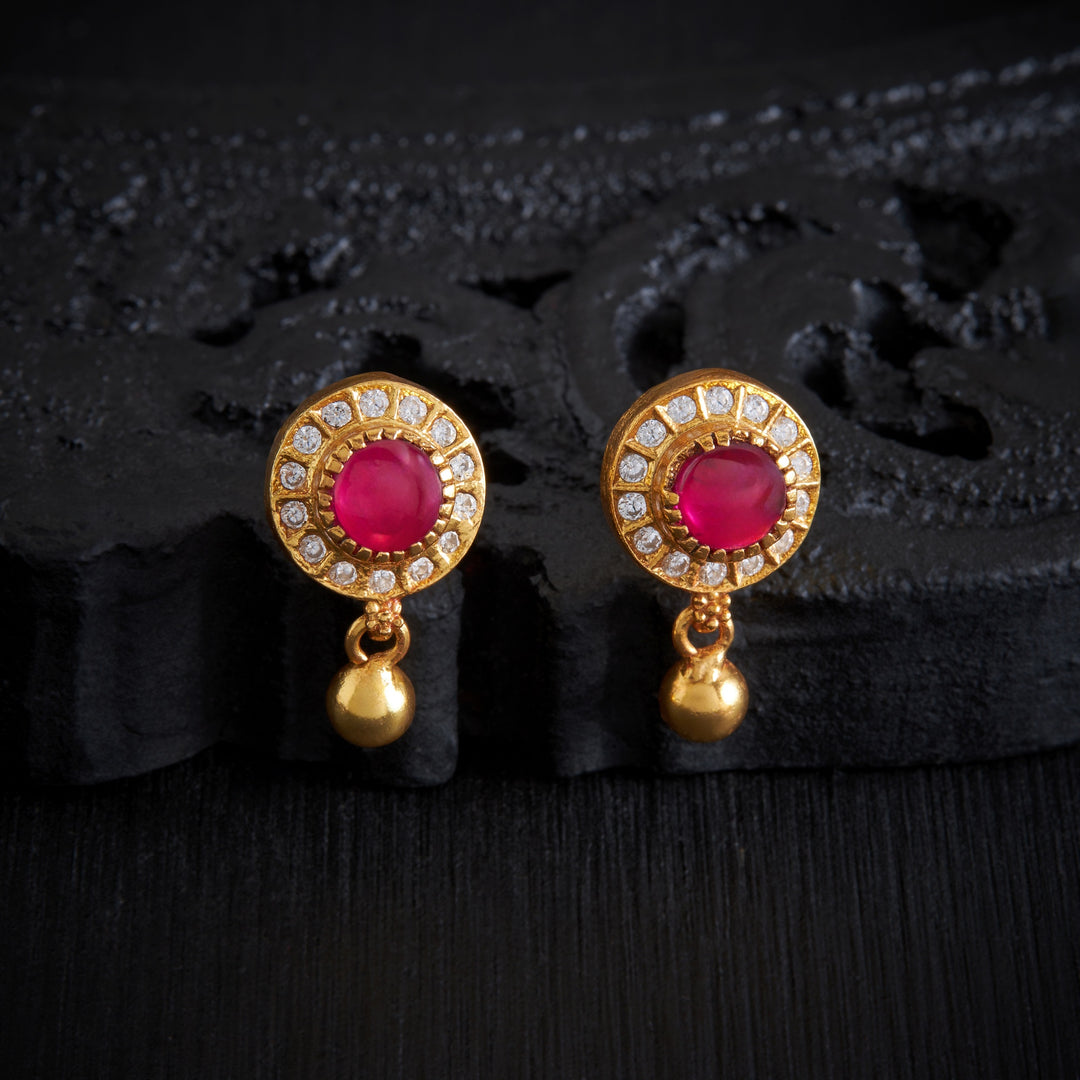 Opal Dot Stone Studs