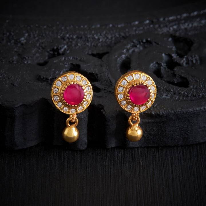 Opal Dot Stone Studs
