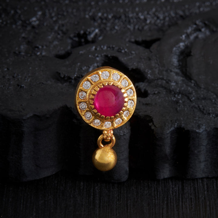 Opal Dot Stone Studs