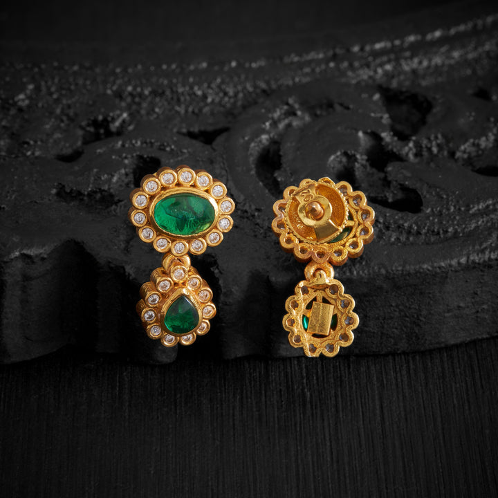 Aakruthi Drops Stone Danglers