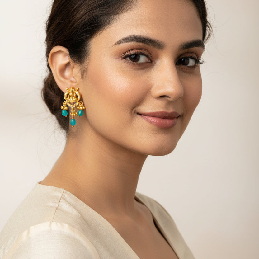 Shree Siri Temple Studs