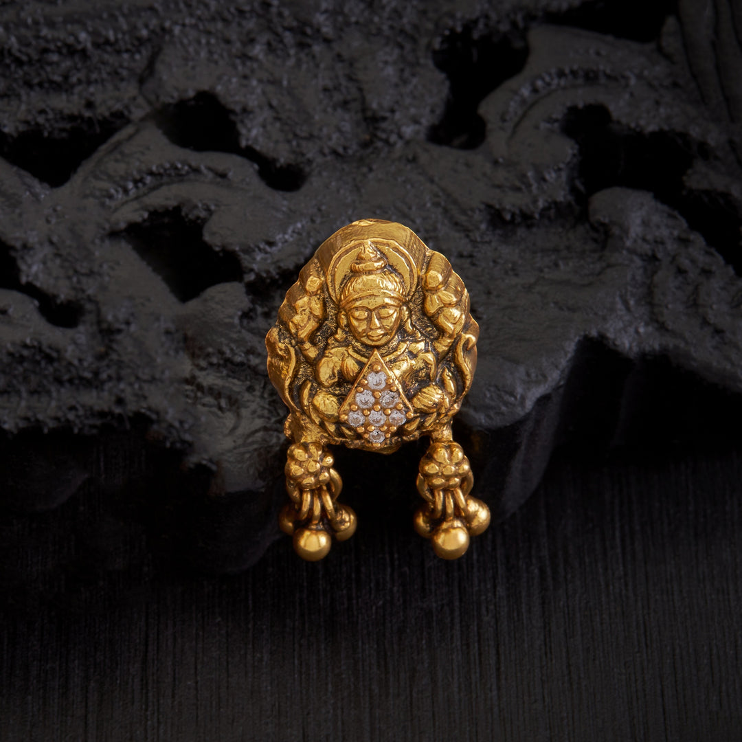 Lakshmi-Sparkle Temple Studs