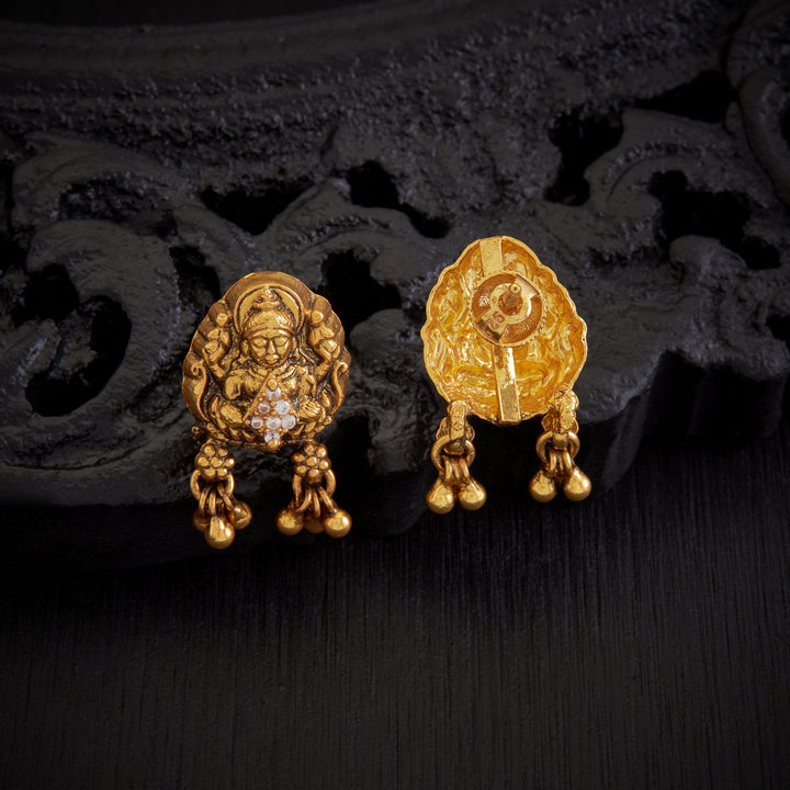 Lakshmi-Sparkle Temple Studs