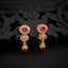 Manikya Pear Stone Danglers