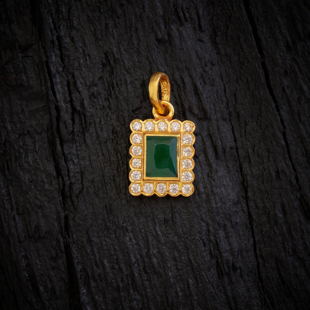 Recta-Green Pendant Set