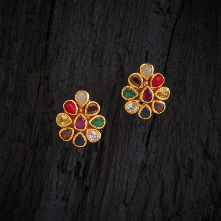 Pear-Navaratna Pendant Set