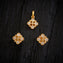 Starry Shine Stone Pendant Set